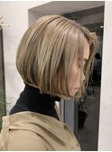 【FORM】Mini bob×Nude gray