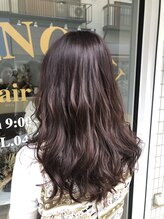 ヘアーサロン レノフ(hair salon RENOFU) モノトーン × バイオレット