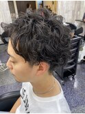 爽やかメンズパーマスタイル