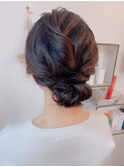 和×洋どちらにも合う！七五三ママ！綺麗めまとめ髪
