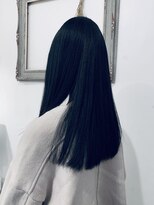 ハウスアンドヘアーワークス(House&Hair works) ブルーブラックカラー