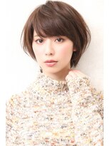 シトロン ブラン(CITRON blanc)&nbsp;厚めバングが大人かわいいフェミンボブ　簡単スタイリング☆