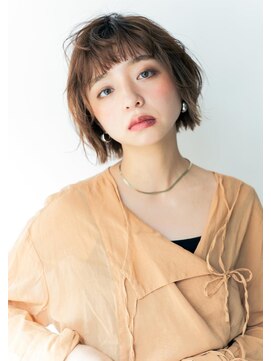 シェル 立川(shell) アンニュイヘルシー切りっぱなしボブ20代30代40代