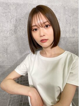 スノウ(SKNOW) シースルーストレートボブ