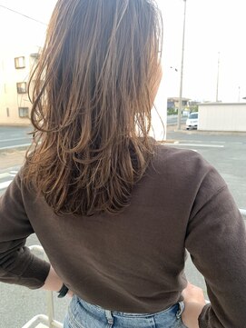 カノエ 福岡香椎店(canoe) 韓国スタイル/ベージュ/レイヤーカット/髪質改善縮毛矯正/香椎