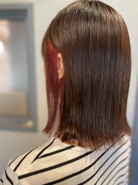 ウル ヘア アンド ライフ(ulu HAIR&LIFE) 【ulu】インナーカラーボブ