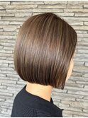 ミニボブグレージュミルクティーベージュシアベージュ