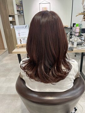 ベルム(Belme) ★くびレイヤー髪質改善カラーラテベージュカラー