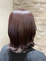 ココカラヘアー ニコ(cococara hair nico)&nbsp;ピンクラベンダー/外ハネ巻き/簡単ヘアセット