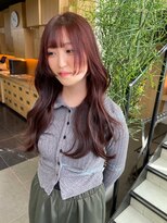 ゼスト 吉祥寺店(ZEST)&nbsp;韓国ヘア/姫カット×オレンジブラウン　吉祥寺桜