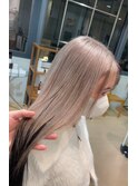 グレージュカラー透明感カラーオリーブカラー
