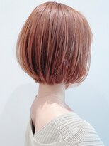 セイドット フクオカ(Say.FUKUOKA)&nbsp;【Say.福岡】20代30代40代×ミニボブ×ピンクブラウン×前髪あり