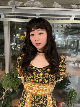 リム(LIM) 前髪パーマ×ゆるカールロング【福谷聖斗】