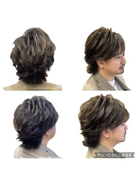 スタジオ キュー(studio q) メンズウルフカットからのセット