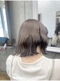 逆インナーカラー/グレージュカラー