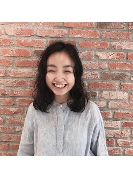 オーガニック アトリエ 大宮(organic+atelier) 20代30代40代くせ毛風パーマミルクティアッシュ透明感小顔