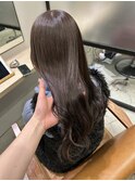 美髪大人かわいいナチュラルラベンダーブラウン【milly梅田】
