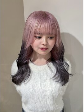 ザ オーダー(THE ORDER) ホワイトピンク/グレー/ルーツカラーグラデーションカラー