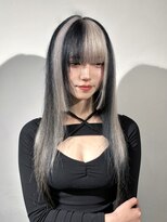 ザ オーダー(THE ORDER)&nbsp;ホワイトグレージュ ブラック ツートンブロックデザイン