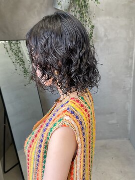 テトヘアー(teto hair) くるくるパーマ　スパイラルパーマ　強めパーマ　前髪パーマ