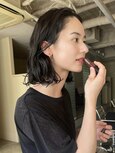 ニュアンスパーマ × ミディアムボブ
