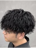 軽め細かめシャープ縦落ち