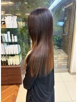 ファーレンピュアスウィート(fahren-pure-suite)&nbsp;ブリーチ無しセクションカラー&ロングレイヤー