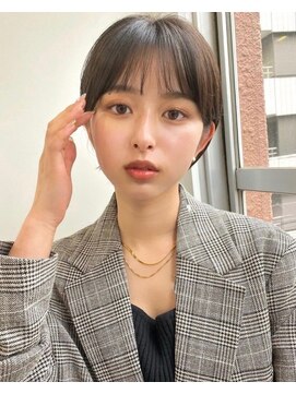 ベル 銀座5丁目店(Belle) 好感度抜群!シースルーバング&サイドバングの小顔ショート
