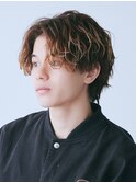 ハイライト/ツイストパーマ/短髪/ツーブロック/men's