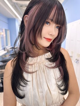 モナバイルーブル(MONA by Louvre) 【MONA名古屋駅/名駅】ペールピンク/インナーカラー