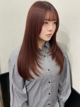 ラグナ(LAGUNA) 【レイヤーカット/チェリーレッド/艶カラー/20代】