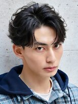 メンズフィール 心斎橋(MEN'S FEEL)&nbsp;MEN’S HAIR/波巻きツイストスパイラル/リバースセンターパート