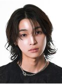 メンズボブメンズミディアムパーマニュアンスパーマルーズパーマ