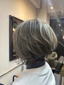 コレットヘアー ザモリオカ(Colette HAIR the MORIOKA) 白髪ぼかしハイライトショート