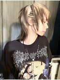 164. ダウンバング/ニュアンスウルフ/メンズ/パーマ