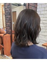 ヘアメイク フレンシア(hair make flencia)&nbsp;抜け感のある外ハネロブ【381スタイル】