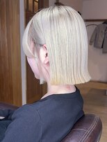 ブレイズヘアー(BLAZEhair) 【女子力アップ】ホワイトミルクティ×ブリーチ4回