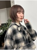 顔まわりレイヤーボブ