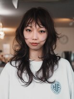 ディスアンドザット あびこ店(THIS&THAT)&nbsp;ryu【ハッシュカット　ロングレイヤー　ブラウンヘア】