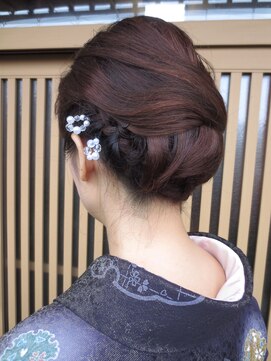 メルシーフォーヘア(Merci for hair) お着物しっとりアップ