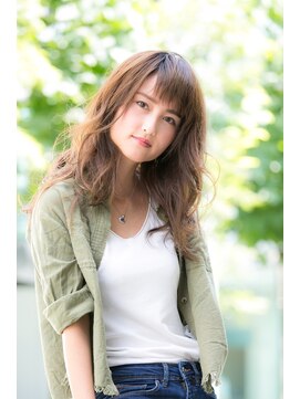 ジャン クロード ビギン 表参道店(JEAN CLAUDE BIGUINE) モテセミロング20代30代40代 前髪