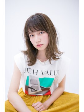 アズグロウヘアー(AS GROW HAIR) 空気感のあるミディアム 【東区/帯山/長嶺/髪質改善/縮毛矯正】