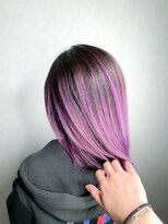 ワット 新宿店&nbsp;☆バレイヤージュ×パープル＝インパクト大☆【担当DAIKI】
