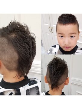 ディーリンク 南橋本店(HAIR MAKE DLINK) キッズモヒカン！