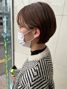 ファム 五日市店(femme)の写真/細部までこだわりが詰まったfemmeの圧巻のカット技術!!360°どこから見ても美しいショートスタイルが実現☆