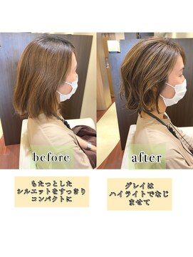 ビアンコ(BlANCO) ☆ハイライトでイメチェンボブ☆(四ツ橋)