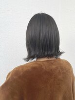 ヘアー ホスピタル ソアン(hair hospital soan)&nbsp;外ハネボブ×アッシュグレー