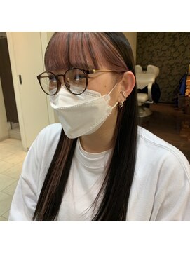 ソワンドゥ ブレス カルム 西中島店(soin de brace calme) フェイスフレーミング×ピンク