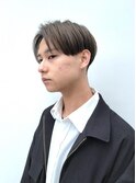 刈り上げセンターパートフェザーパーマサーフカールu