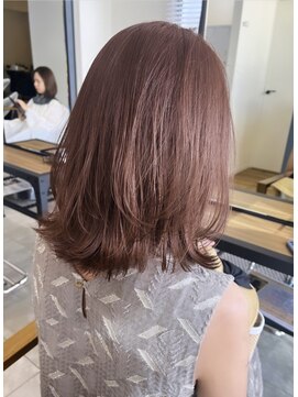 コート 表参道(Cote) レイヤーミディアム×ワインレッド